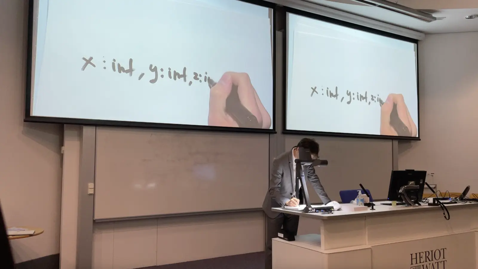 Research presentation at Heriot-Watt University